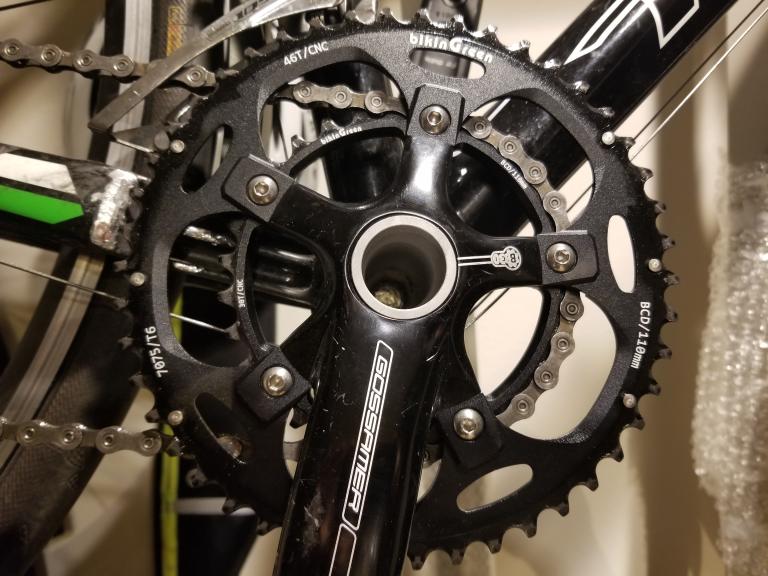 BikinGreen 46/30 chainrings | Retrograde