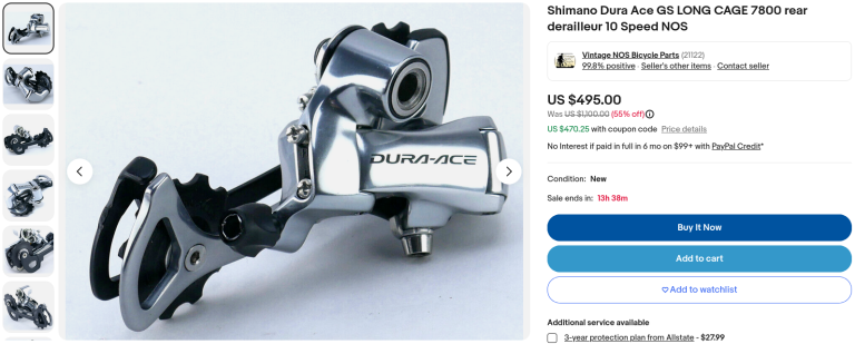 Ebay Shimano RD-7800-GS NOS 